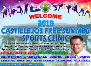 Read more about the article Castillejos Free Summer Sports Clinic
