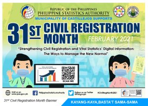 Read more about the article The Municipality of Castillejos Supports the 31st Civil Registration Month