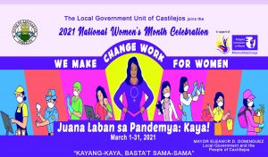 Read more about the article Castillejos LGU joins the 2021 National Women’s Month Celebration