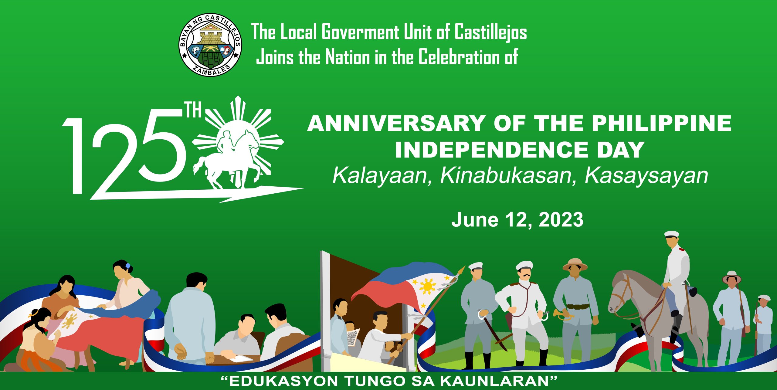 Read more about the article The Local Government of Castillejos celebrates the 125th Anniversary of Philippine Independence Day